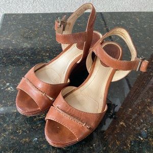 Frye leather espadrilles